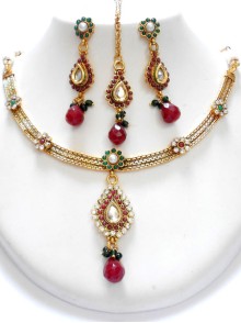 Polki Necklace Set